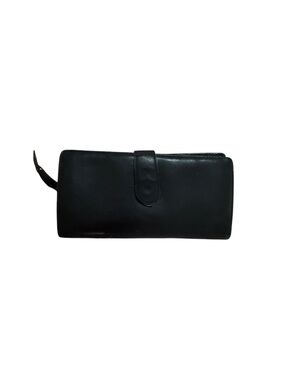 Cole HAAN Classic Black Leather Wallet Clutch